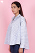 Cambric Cotton Top In Floral Print